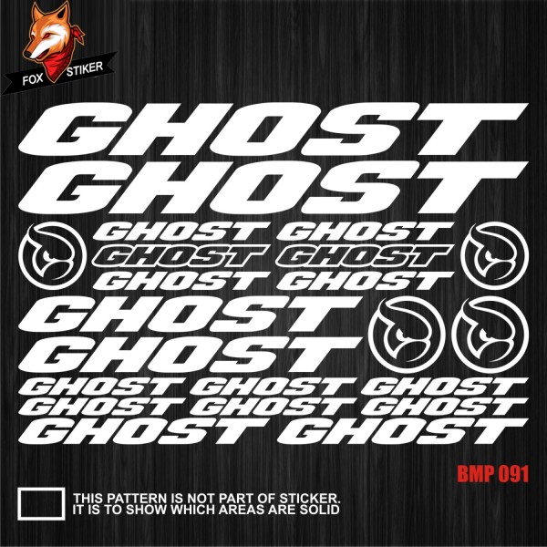 Bicycle Frame Decal Stickers  GHOST-03